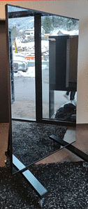 Oglindă mobilă 190 cm x 100 cm negru